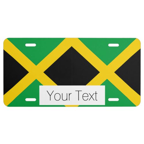 Flag of Jamaica License Plate