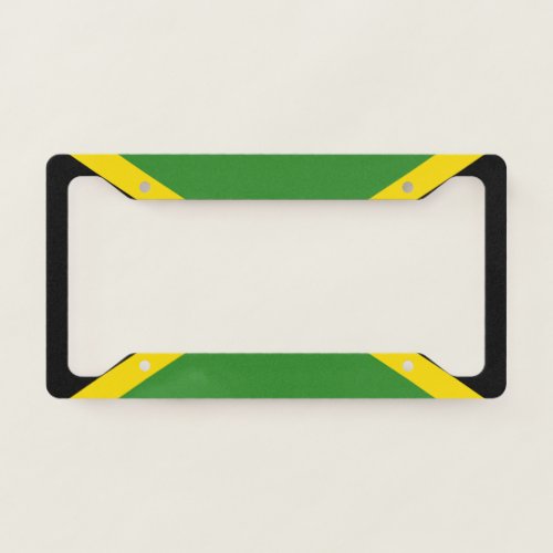 Flag of Jamaica License Plate Frame