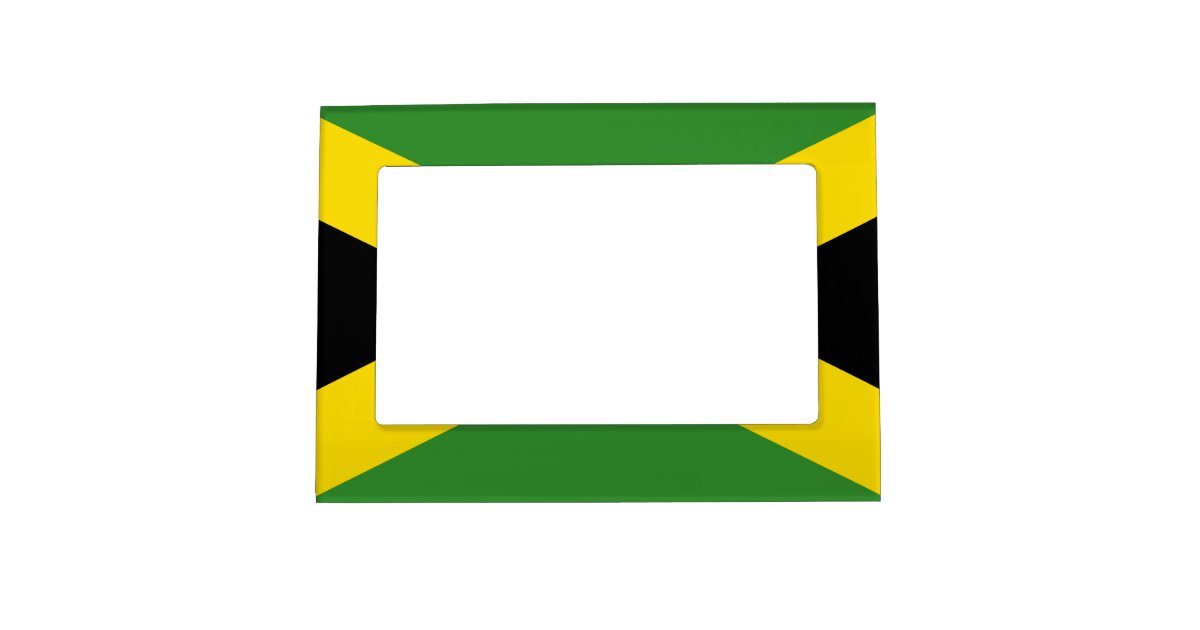 Flag of Jamaica Photo Frame Zazzle