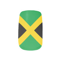 Flag of Jamaica Minx Nail Art Flag of Jamaica Minx Nail Art