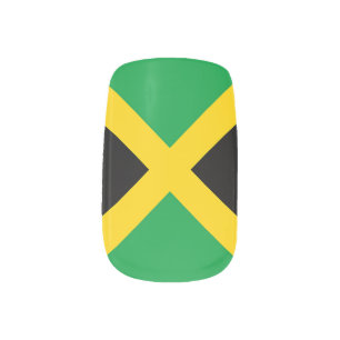 Flag of Jamaica Minx Nail Art