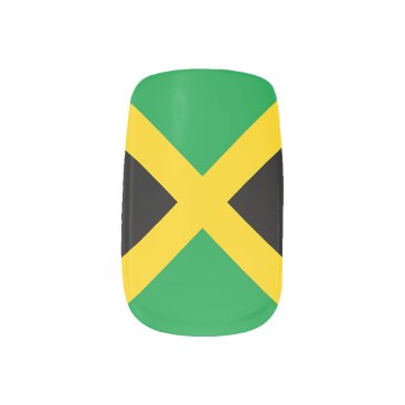 Flag of Jamaica Minx Nail Art