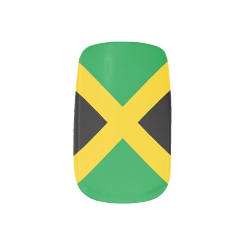 Flag of Jamaica Minx Nail Art