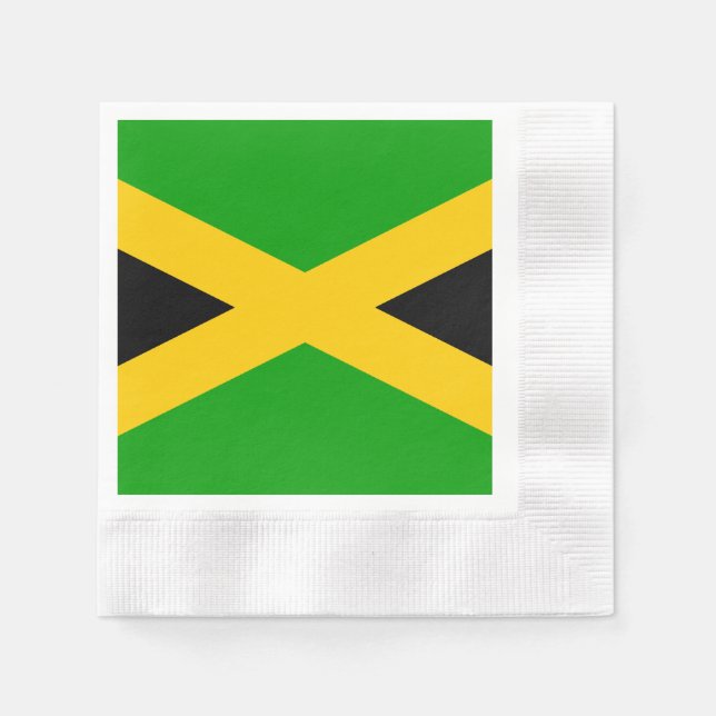 Flag of Jamaica Paper Napkins (Front)