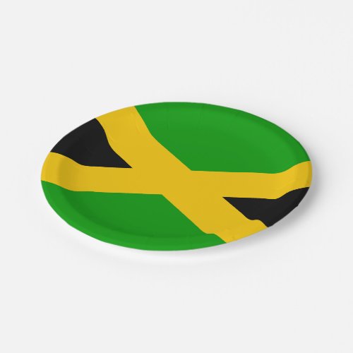 Flag of Jamaica Paper Plates