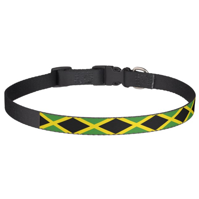 Flag of Jamaica Pet Collar (Front)