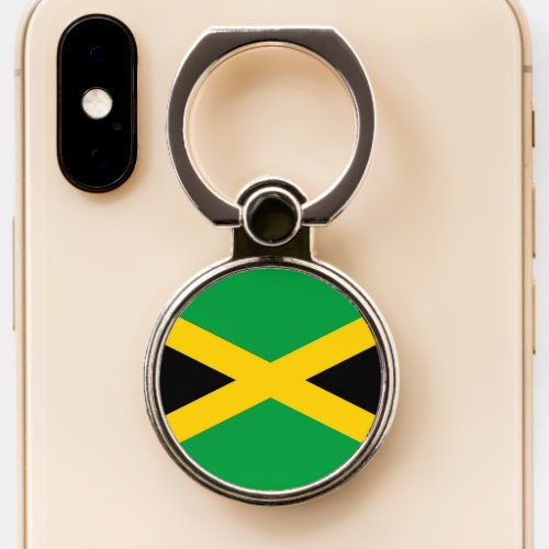 Flag of Jamaica Phone Ring Stand