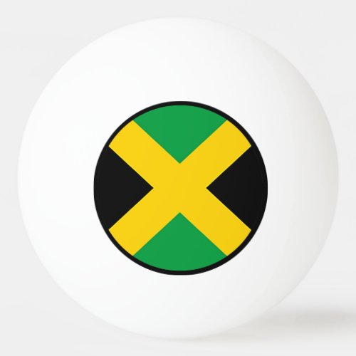 Flag of Jamaica Ping Pong Ball