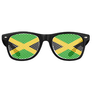 Flag of Jamaica Retro Sunglasses