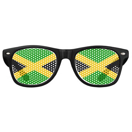 Flag Of Jamaica Retro Sunglasses
