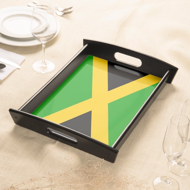 Flag of Jamaica Serving Tray (Front)