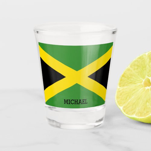 Flag of Jamaica Shot Glass