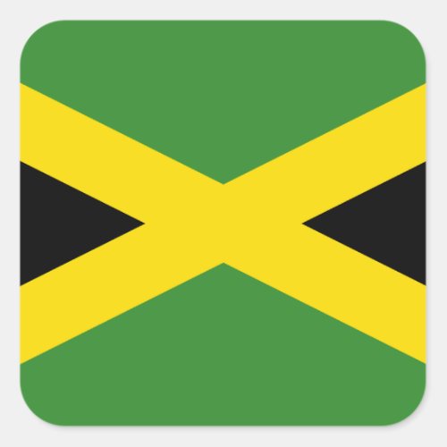 Flag of Jamaica Square Sticker