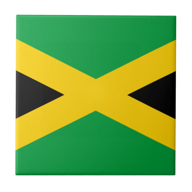 Flag of Jamaica Tile (Front)