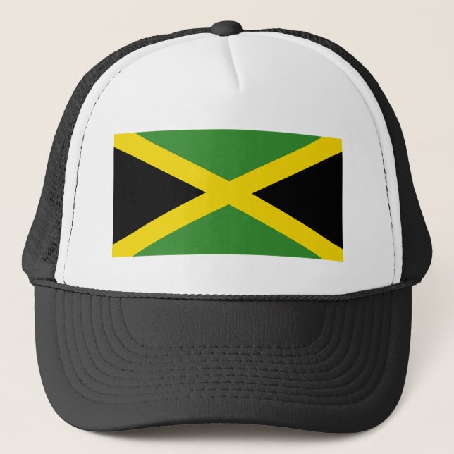 Flag of Jamaica Trucker Hat (Front)