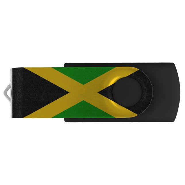 Flag of Jamaica USB Flash Drive (Back)