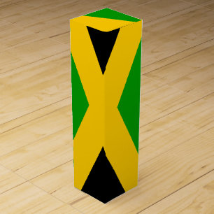Flag of Jamaica Wine Gift Box