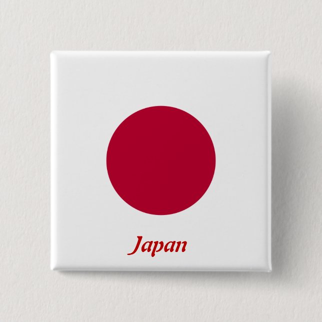 Flag of Japan Button (Front)