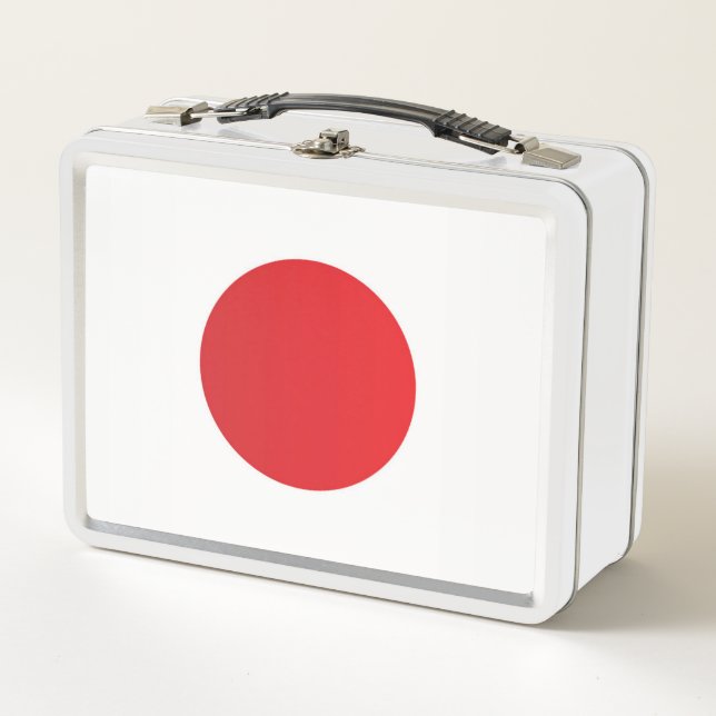 Flag of Japan Metal Lunch Box (Front)