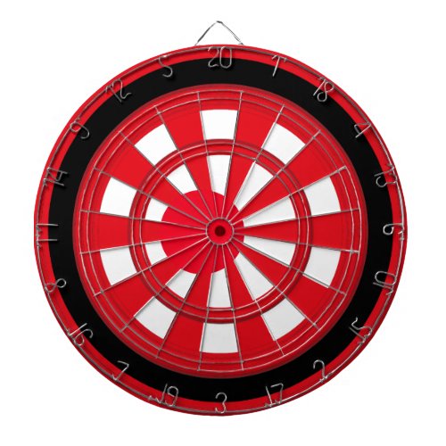 Flag of Japan Multi Ring Art Dartboard With Darts