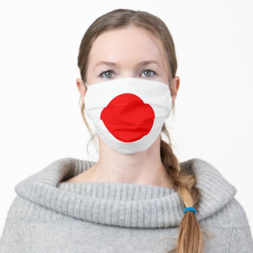 Flag of Japan Patriotic Adult Cloth Face Mask