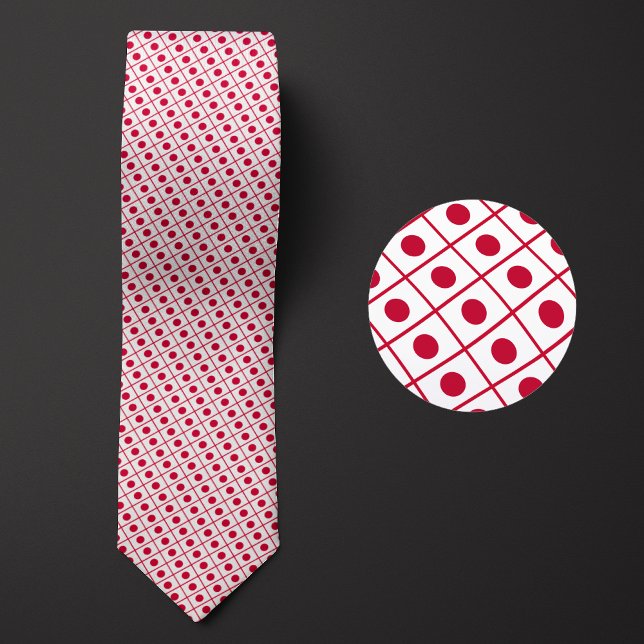 Flag of Japan Pattern Neck Tie (Creator Uploaded)