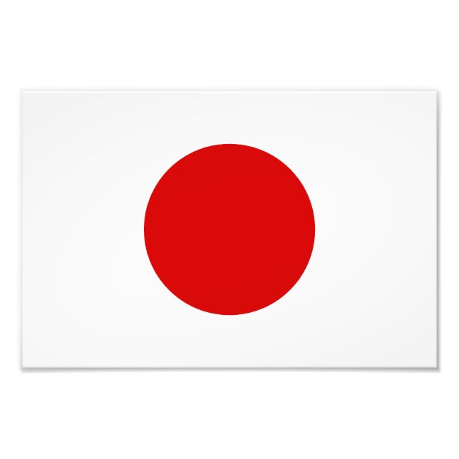 Flag of Japan Photo Print (Front)