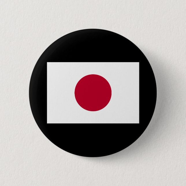 Flag of Japan Pinback Button (Front)