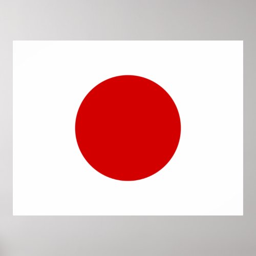 Flag of Japan Poster