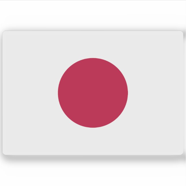 Flag of Japan Sticker (Front)