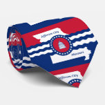 Flag of Jefferson city, Missouri Neck Tie