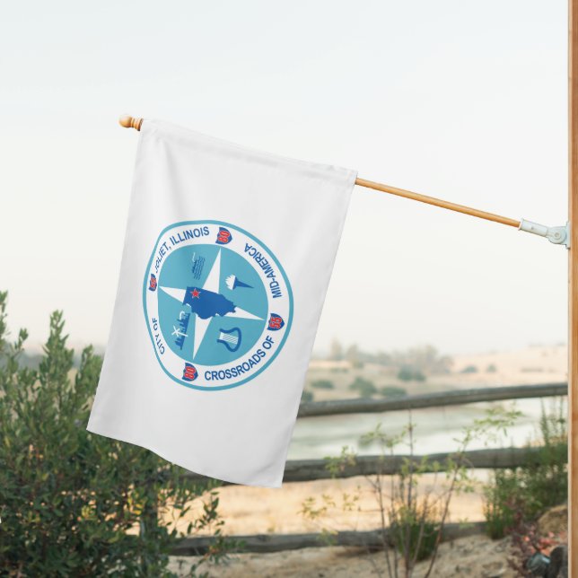 Flag of Joliet (Illinois City) (Insitu (Back))