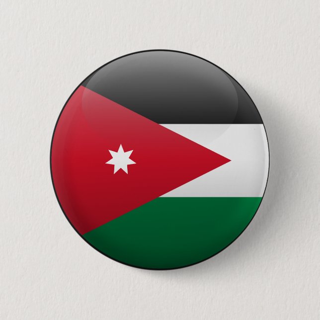 Flag of Jordan Button (Front)