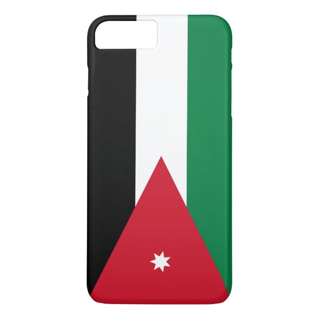 Flag of Jordan Case-Mate iPhone Case (Back)
