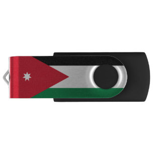 Flag of Jordan USB Flash Drive