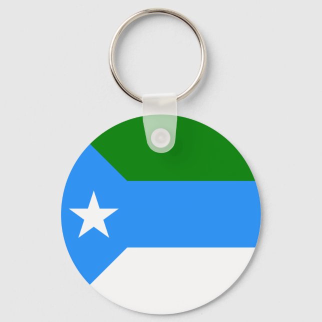 Flag of Jubaland, Somalia Keychain (Front)