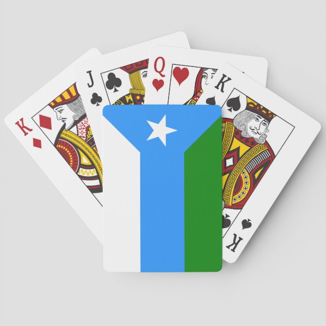 Flag of Jubaland, Somalia Poker Cards (Back)