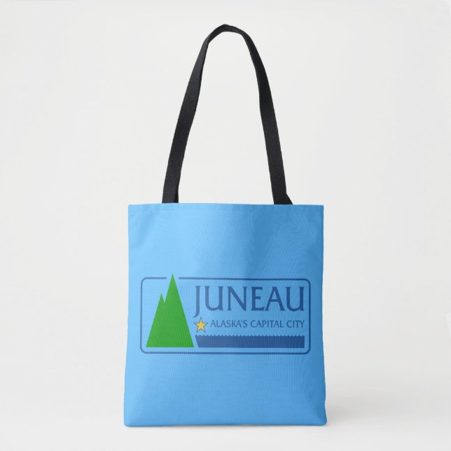 Flag of Juneau, Alaska Tote Bag (Front)