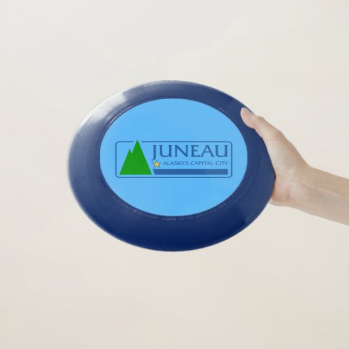 Flag of Juneau Alaska Wham_O Frisbee