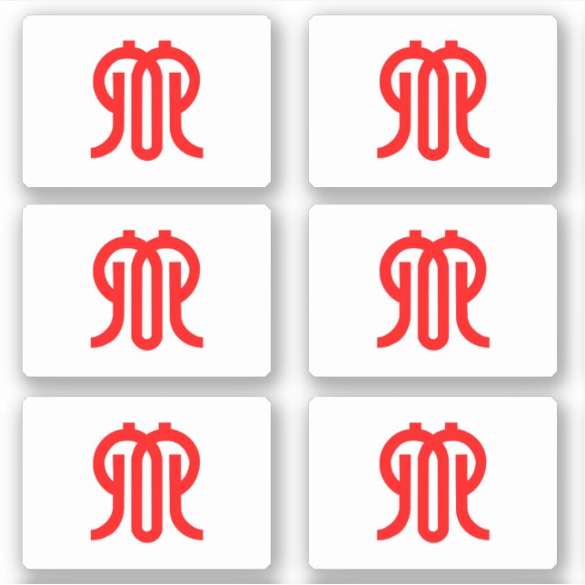 Flag of Kanagawa Prefecture, Japan Sticker (Front)