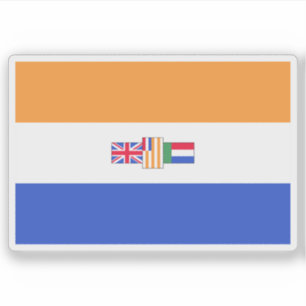 Flag of KaNgwane, the Republic of South Africa Sticker