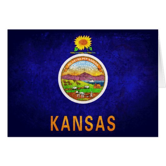 Flag of Kansas (Front Horizontal)