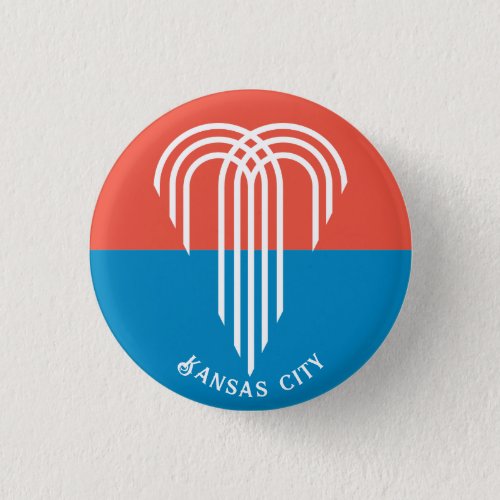 Flag of Kansas City 2023 Missouri Button