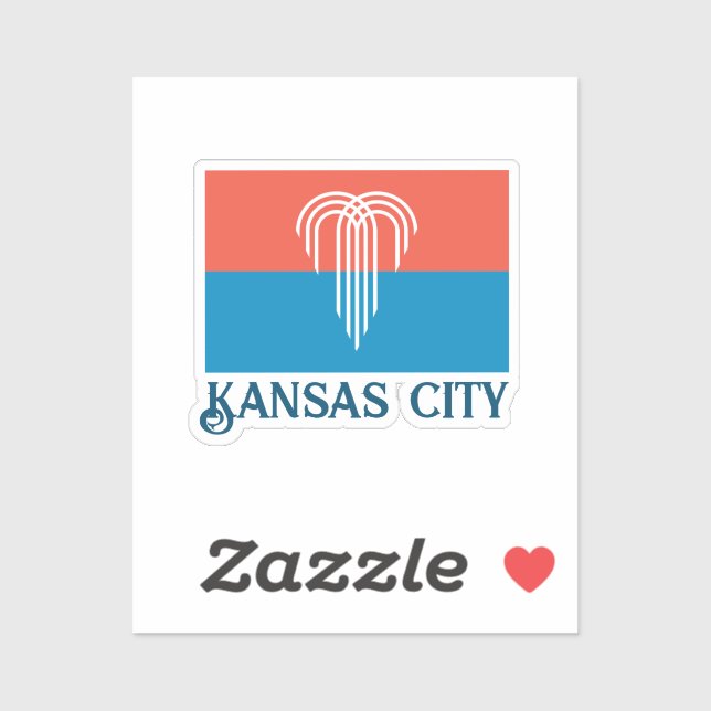 Flag of Kansas City (2023), Missouri Sticker (Sheet)