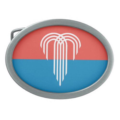 Flag of Kansas City Missouri Belt Buckle