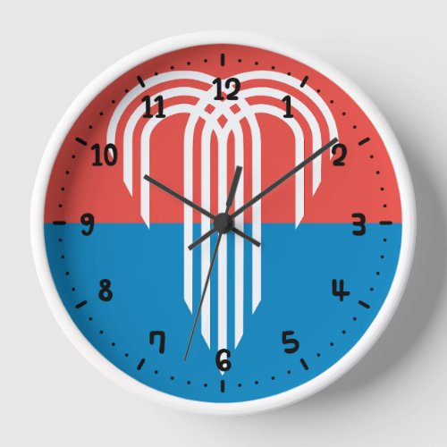 Flag of Kansas City Missouri Clock