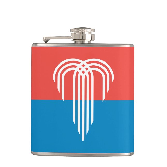 Flag of Kansas City, Missouri Flask (Front)
