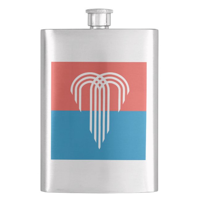 Flag of Kansas City, Missouri Flask (Front)