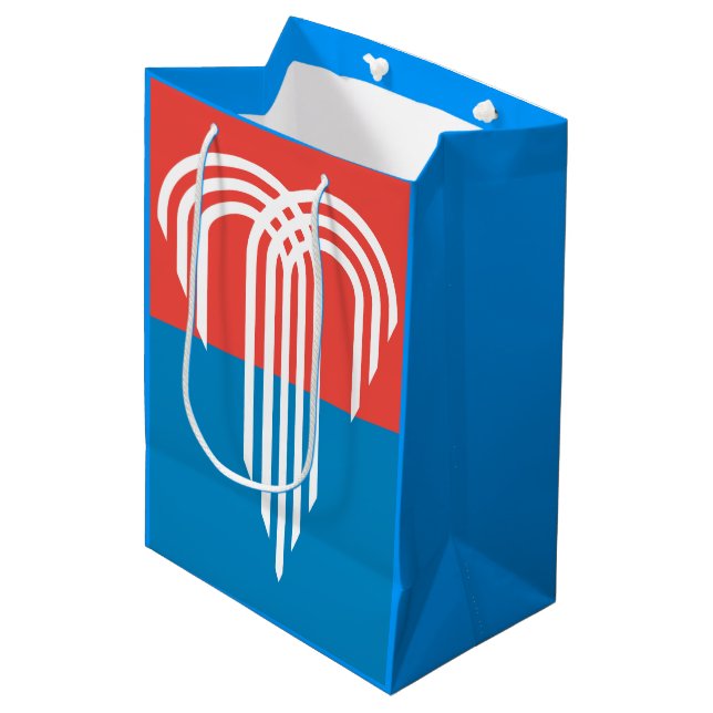 Flag of Kansas City, Missouri Medium Gift Bag (Front Angled)