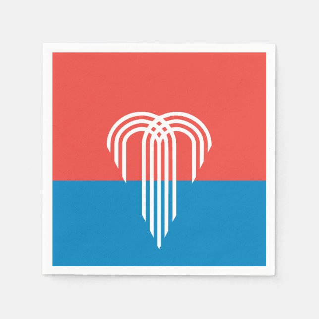 Flag of Kansas City, Missouri Napkins (Front)